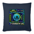 Qubic Changed Life (Fan-Art) - Polster 44 x 44 cm - Navy