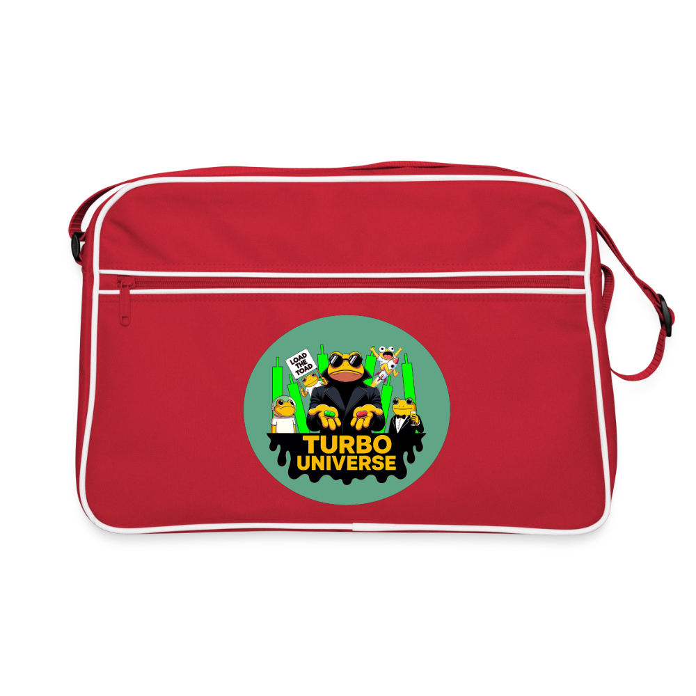 Turbo Universe (Fan-Art) - Retro Tasche - Rot/Weiß