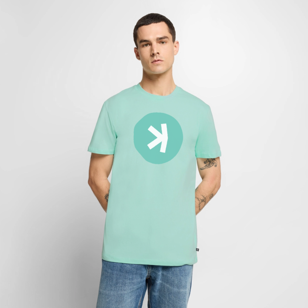 Kaspa Logo hell (Original) - Herren T-Shirt Premium - Mint 