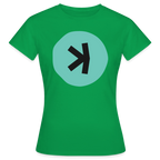 Kaspa Logo dunkel (Original) - Damen T-Shirt - Kelly Green