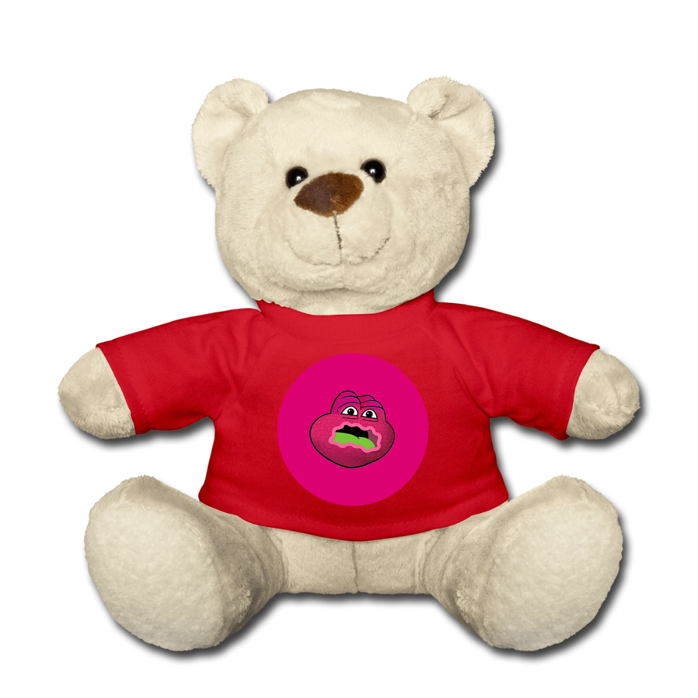 Jerry The Turtle Logo (Remix-Design) - Teddybär - Rot