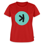 Kaspa Logo dunkel (Original) - Damen T-Shirt Premium - Rot