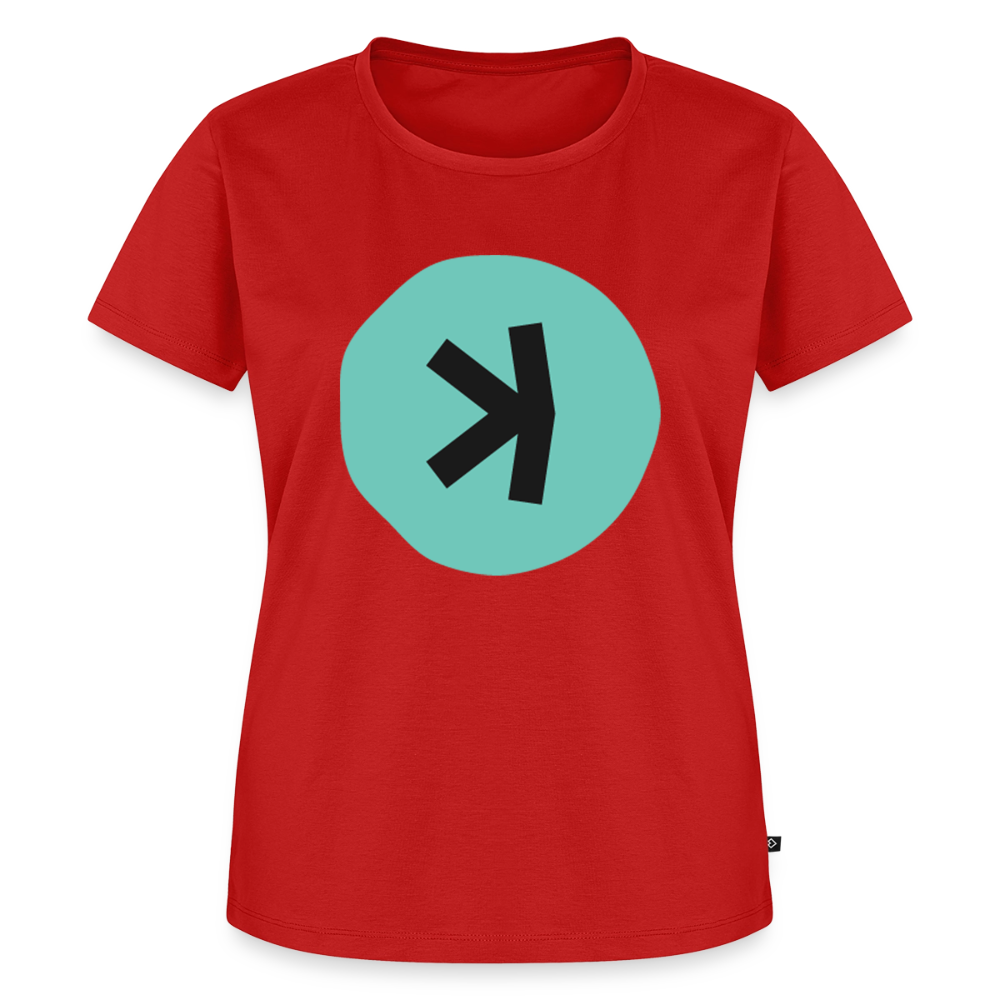 Kaspa Logo dunkel (Original) - Damen T-Shirt Premium - Rot