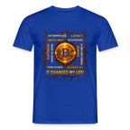 Bitcoin Changed Life (Fan-Art) - Herren T-Shirt - Dunkelblau