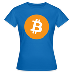 Bitcoin Logo (Original) - Damen T-Shirt - Royalblau