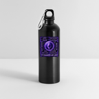 Ethereum Changed Life (Fan-Art) - Trinkflasche mit Karabiner 750 ml - Schwarz