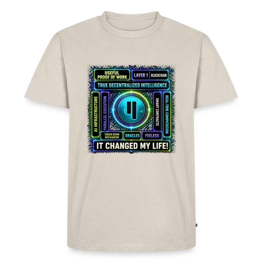 Qubic Changed Life (Fan-Art) - Herren T-Shirt Premium - Beige