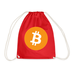 Bitcoin Logo (Original) - Turnbeutel - Rot