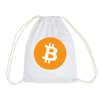 Bitcoin Logo (Original) - Turnbeutel - Weiß