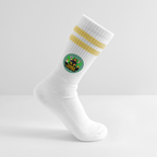 Turbo Universe (Fan-Art) - Tennissocken Premium - Weiß/Gelb