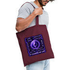 Ethereum Changed Life (Fan-Art) - Stofftasche - Burgunderrot