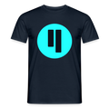 Qubic Logo (Original) - Herren T-Shirt - Navy