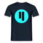 Qubic Logo (Original) - Herren T-Shirt - Navy