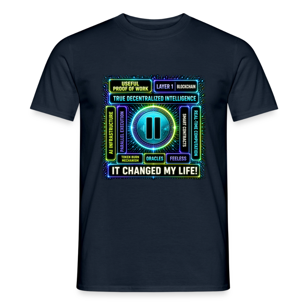 Qubic Changed Life (Fan-Art) - Herren T-Shirt - Navy