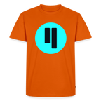 Qubic Logo (Original) - Herren T-Shirt Premium - Orange 