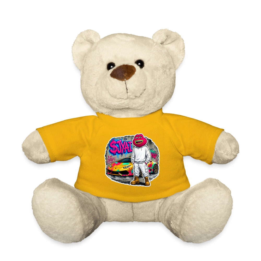 Jerry Streetart (Fan-Art) - Teddybär - Sonnengelb