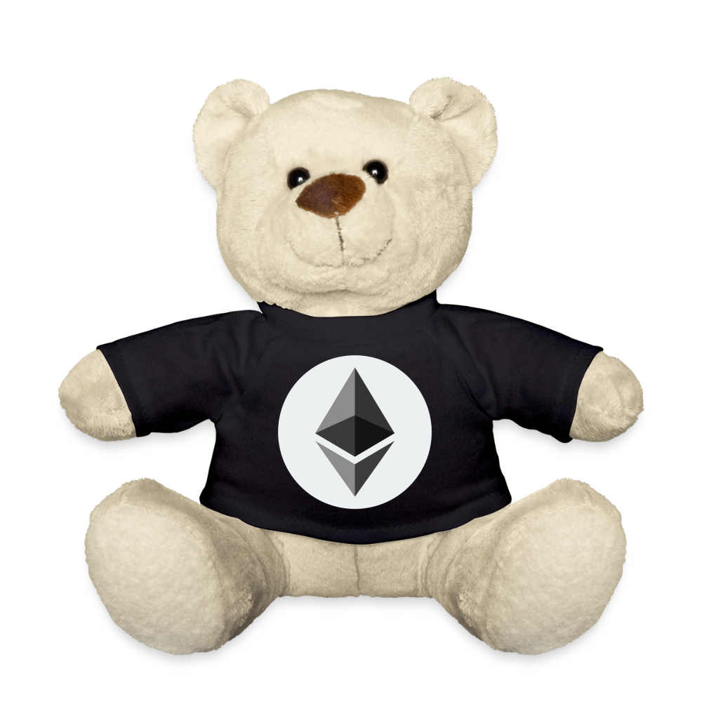 Ethereum Logo (Original) - Teddybär - Schwarz