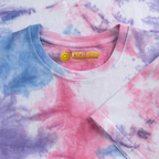 Jerry The Turtle Logo (Remix-Design) - Unisex T-Shirt Premium Tie Dye - Pink/Lila/Blau