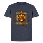 Bitcoin Changed Life (Fan-Art) - Herren T-Shirt Premium - Jeansblau 