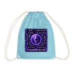 Ethereum Changed Life (Fan-Art) - Turnbeutel - Aqua