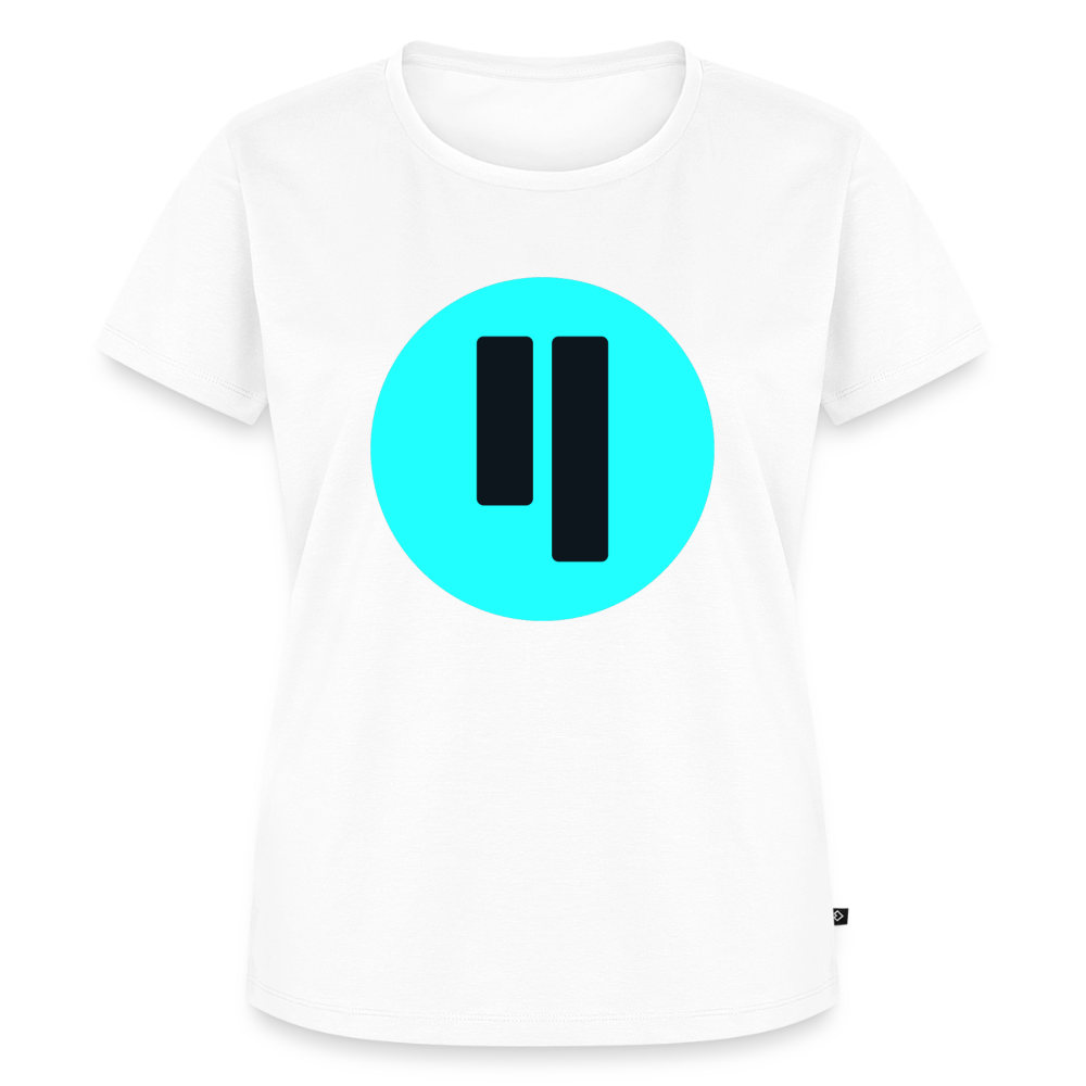 Qubic Logo (Original) - Damen T-Shirt Premium - Weiß