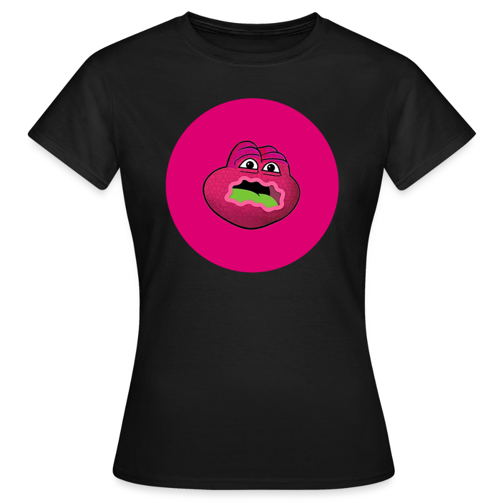 Jerry The Turtle Logo (Remix-Design) - Damen T-Shirt - Schwarz