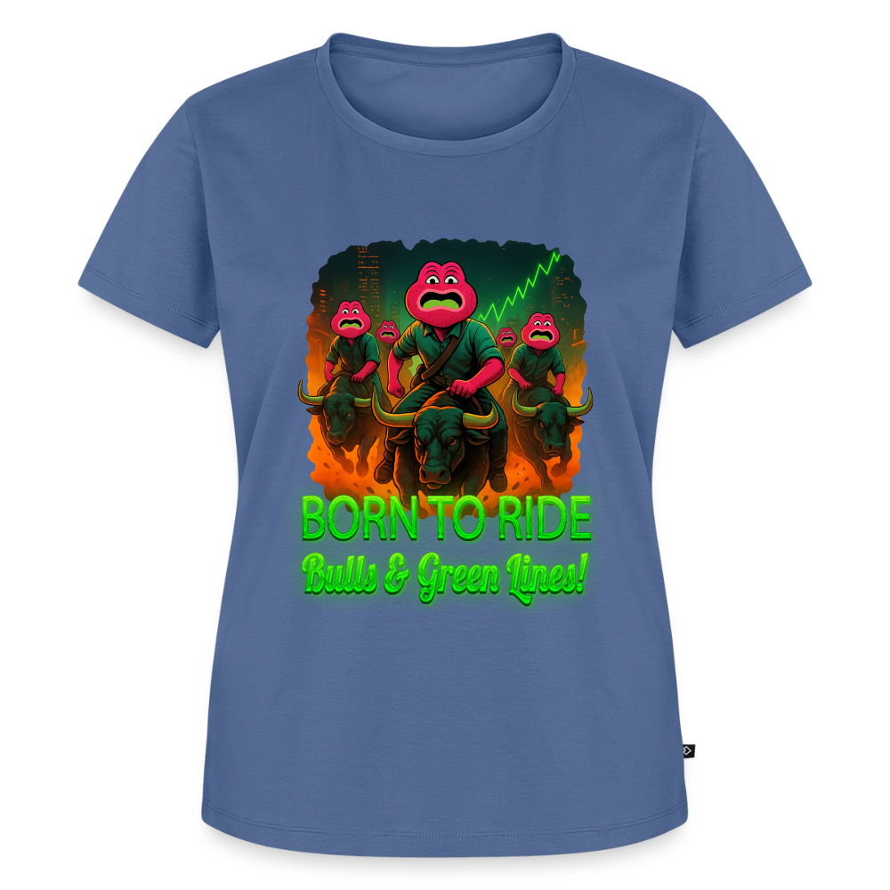 Jerry Born to Ride (Fan-Art) - Damen T-Shirt Premium - Taubenblau