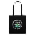 Keep Calm and Hodl Kaspa (Fan-Art) - Stofftasche - Schwarz