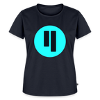 Qubic Logo (Original) - Damen T-Shirt Premium - Navy