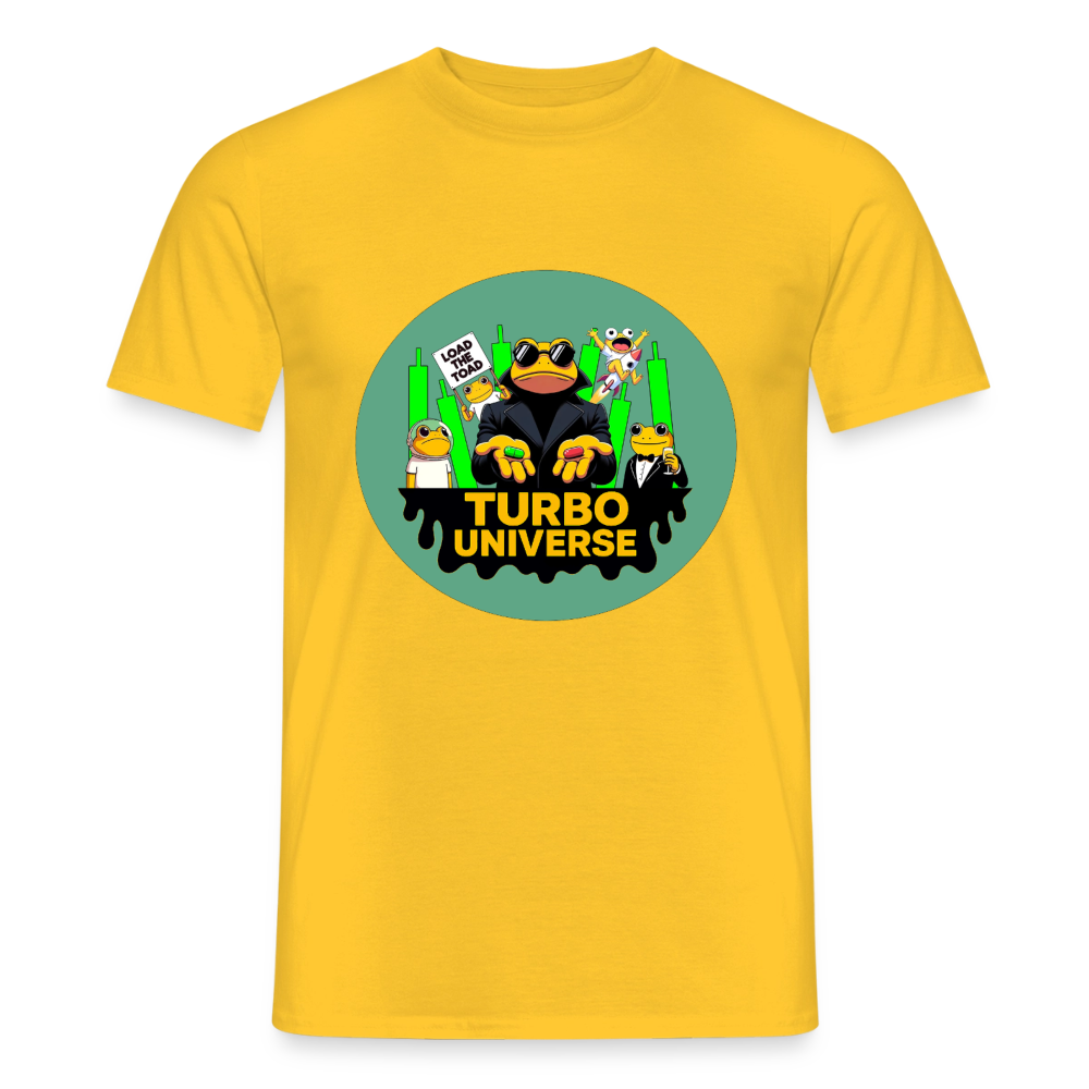 Turbo Universe (Fan-Art) - Herren T-Shirt - Gelb