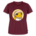 Turbo Logo (Original) - Damen T-Shirt Premium - Burgunderrot