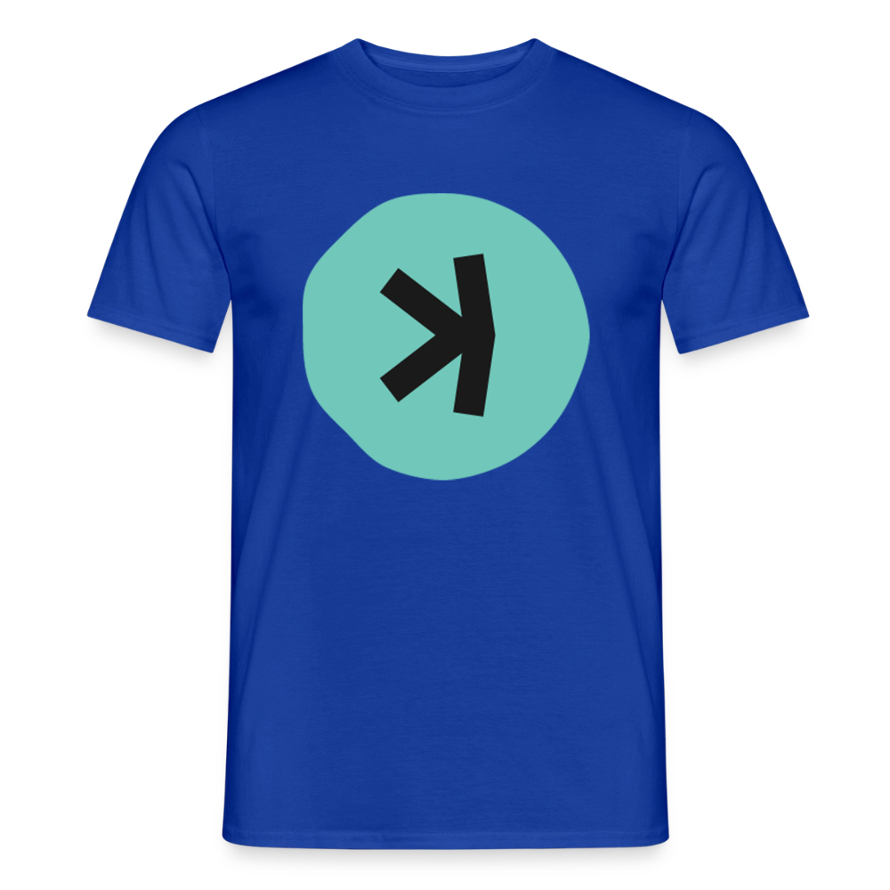Kaspa Logo dunkel (Original) - Herren T-Shirt - Dunkelblau