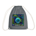 Qubic Changed Life (Fan-Art) - Turnbeutel - Grau
