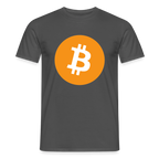 Bitcoin Logo (Original) - Herren T-Shirt - Anthrazit
