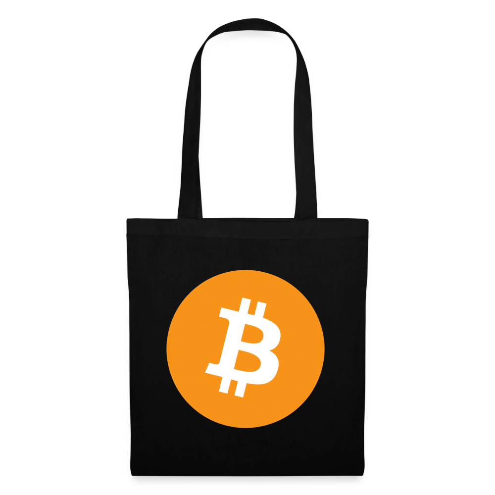 Bitcoin Logo (Original) - Stofftasche - Schwarz