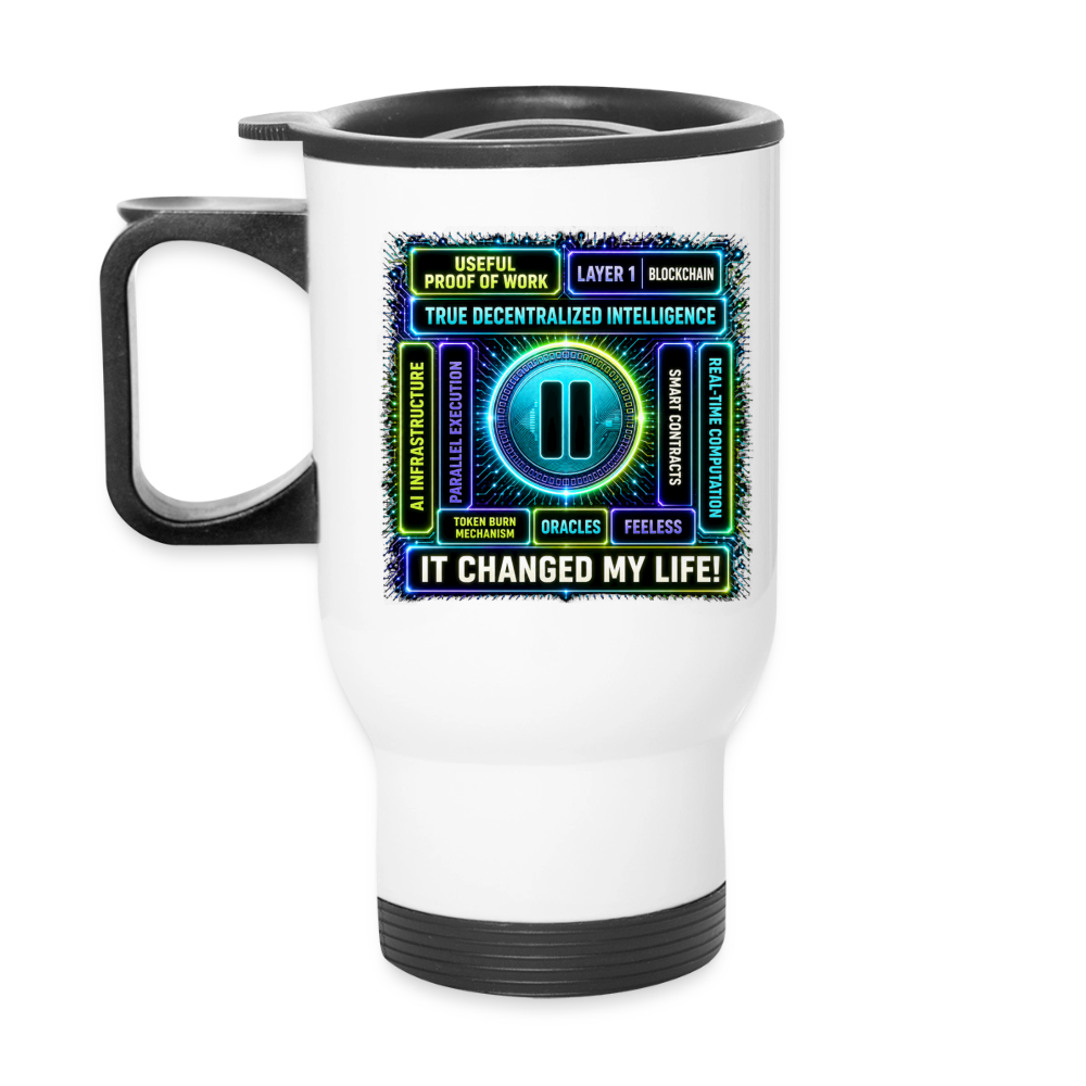 Qubic Changed Life (Fan-Art) - Thermobecher - Weiß