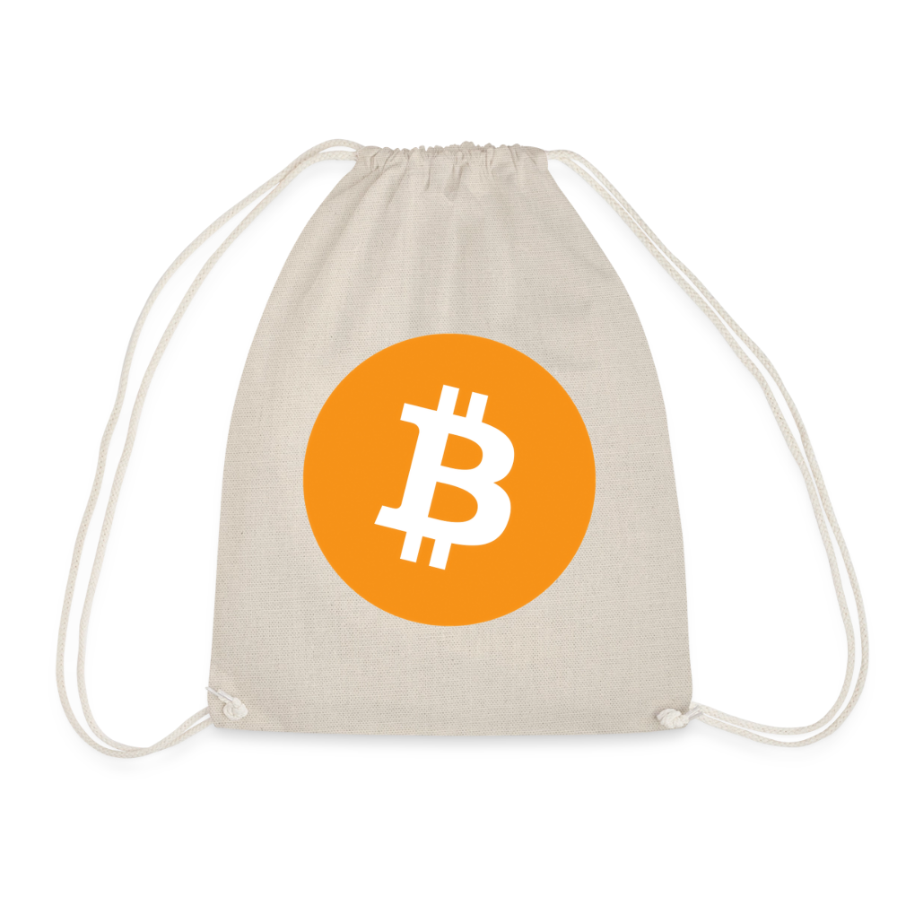 Bitcoin Logo (Original) - Turnbeutel - Natur