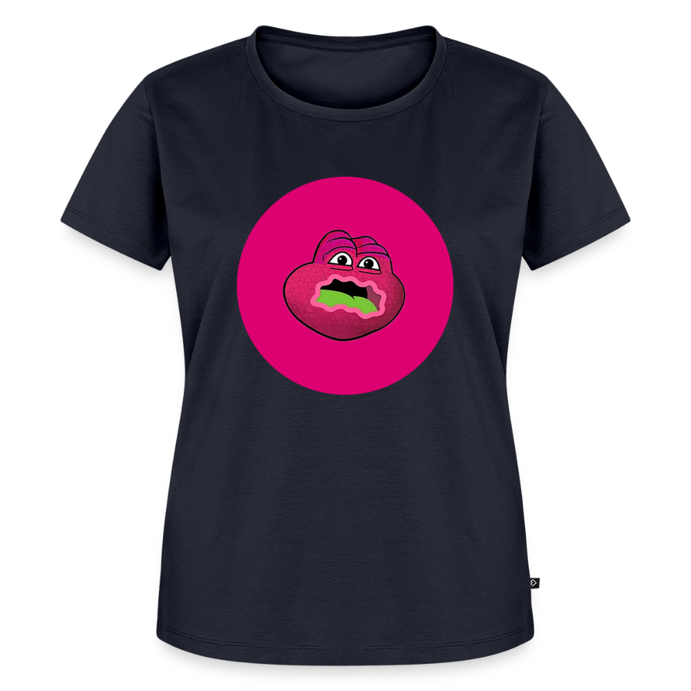 Jerry The Turtle Logo (Remix-Design) - Damen T-Shirt Premium - Navy