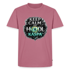 Keep Calm and Hodl Kaspa (Fan-Art) - Herren T-Shirt Premium - Mauve
