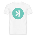 Kaspa Logo hell (Original) - Herren T-Shirt - Weiß