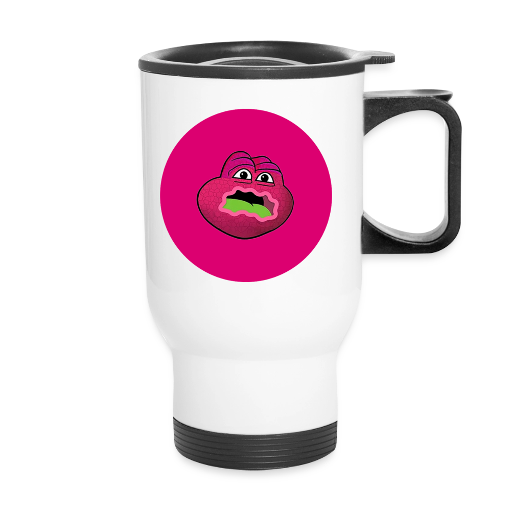 Jerry The Turtle Logo (Remix-Design) - Thermobecher - Weiß