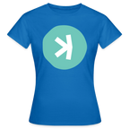 Kaspa Logo hell (Original) - Damen T-Shirt - Royalblau