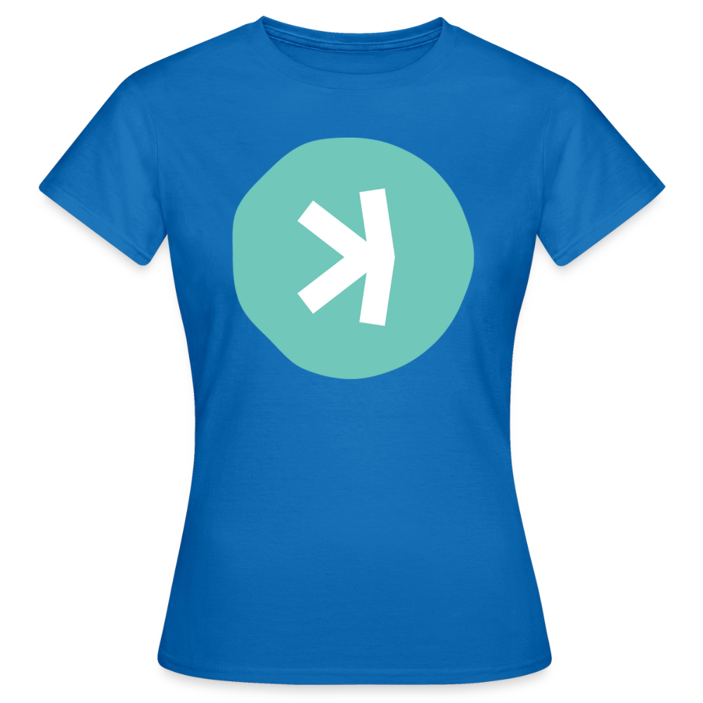 Kaspa Logo hell (Original) - Damen T-Shirt - Royalblau