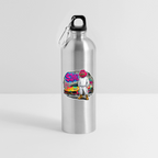 Jerry Streetart (Fan-Art) - Trinkflasche mit Karabiner 750 ml - Lightsilver