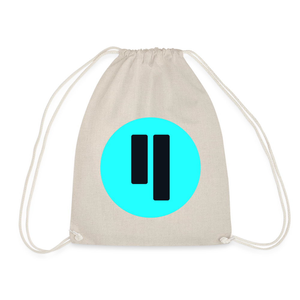 Qubic Logo (Original) - Turnbeutel - Natur