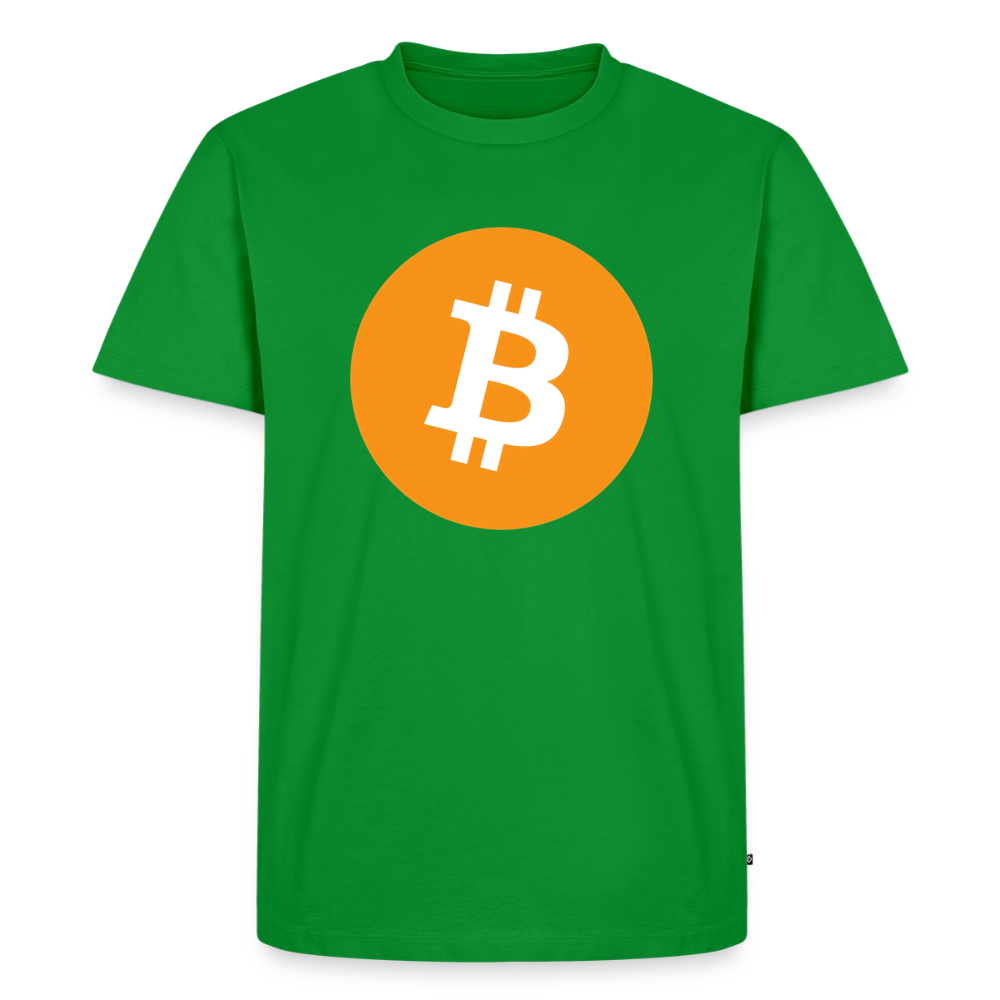 Bitcoin Logo (Original) - Herren T-Shirt Premium - Grün