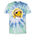 Turbo Logo (Original) - Unisex T-Shirt Premium Tie Dye - Spiralblau