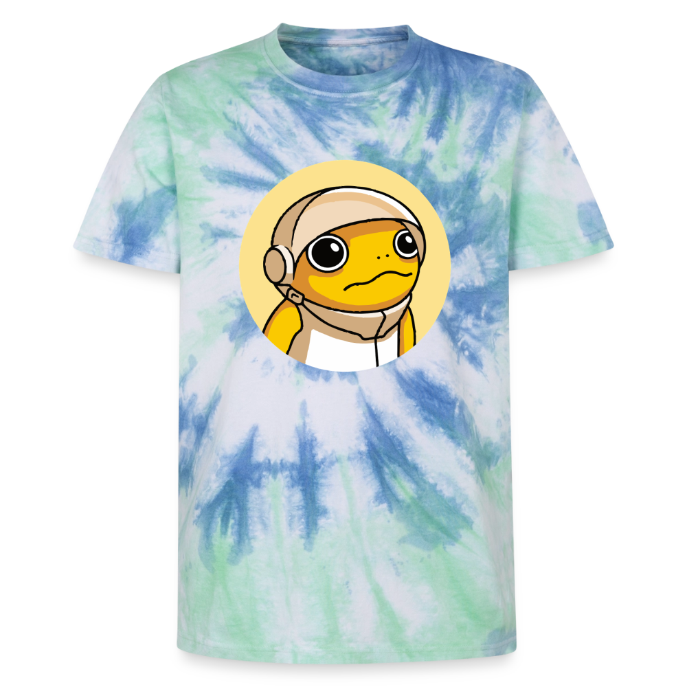 Turbo Logo (Original) - Unisex T-Shirt Premium Tie Dye - Spiralblau