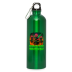 Jerry Born to Ride (Fan-Art) - Trinkflasche mit Karabiner 750 ml - Kelly Green