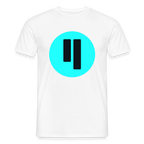 Qubic Logo (Original) - Herren T-Shirt - Weiß